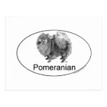 Eruo Pomeranian Dog Postcards