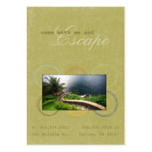 Escape Chubby Business Cards