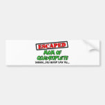 ESCAPED Mum of QUADS Bumper Sticker
