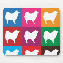 Eskie Coloured Blocks Mousepad