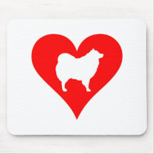 Eskie Love Mousepad
