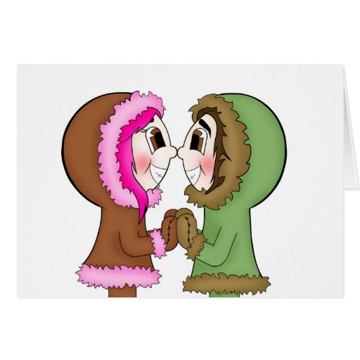 eskimo kisses card