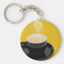 Espresso coffee keychain