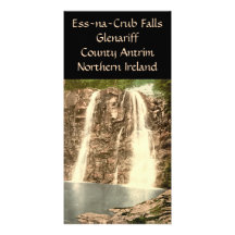 Ess-na-Crub Falls, Glenariff, County Antrim Customized Photo Card