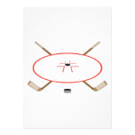 essentials of ice hockey personalised invitations
