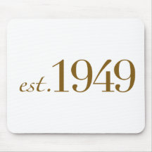 Est 1949 mousepads