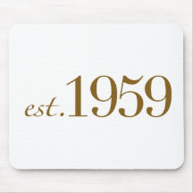 Est 1959 mousepads