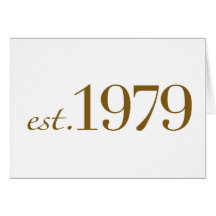 Est 1979 cards