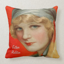 Esther Ralston, Famous Film Star Pillow