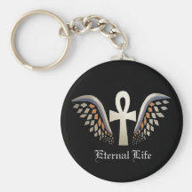 Eternal Life- Silver Ankh Keychains
