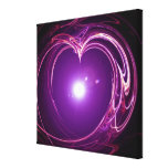 Eternal Love Fractal Wrapped Canvas Stretched Canvas Print