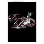 Eternal Love gothic art for sexy gothic girls Greeting Cards