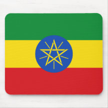 Ethiopia Flag Mousepad