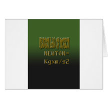 Ethnic Classic newton law of motion Card