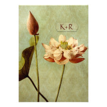 Etude de Fleurs Vintage Wedding Cards