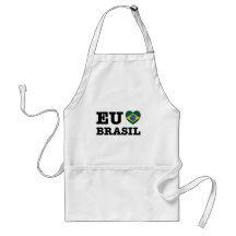 Eu Amo Brasil Apron