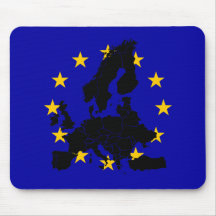 EU Flag with Europa Mauspads