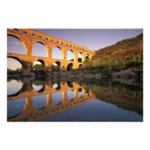 EU, France, Provence, Gard, Pont du Gard. Photo