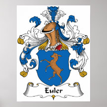 Euler Family Crest Posters