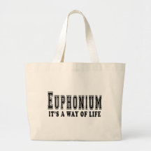 Euphonium It's way of life Canvas Bags