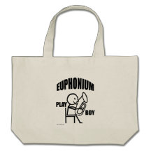 Euphonium Play Boy Tote Bag