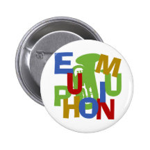 EUPHONIUM Scramble Pinback Buttons