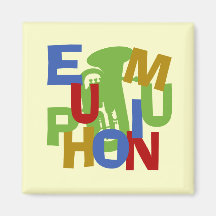 EUPHONIUM Scramble Refrigerator Magnet