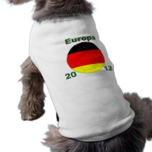Europa 2012 Deutschland Hundekleidung