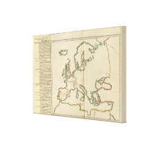 Europe 32 stretched canvas print