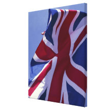 Europe, England, British flag Canvas Prints