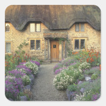 Europe, England, Chippenham. Early morning light Square Sticker