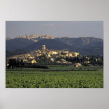 Europe, France, Provence, Vaucluse, SSablet, Print