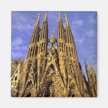 Europe, Spain, Barcelona, Sagrada Familia Magnets