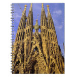 Europe, Spain, Barcelona, Sagrada Familia Spiral Note Book