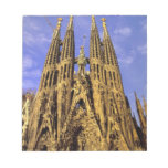 Europe, Spain, Barcelona, Sagrada Familia Notepad