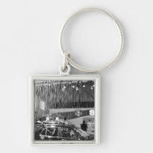 Europe, Switzerland, Geneva. Geneva Motor Show; Keychain