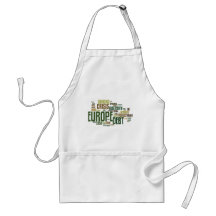 European Debt Crisis Word Cloud Apron
