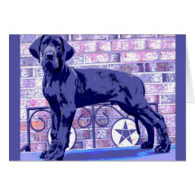 European Great Dane pup card