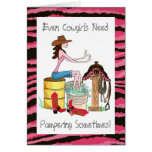 Even Cowgirls Need Pampering! Cards
