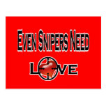 Even Snipers Need Love Postcard