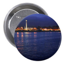 Evening at the Santa Cruz Boardwalk Pinback Button