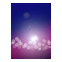 Evening Bokeh Personalized Invitations