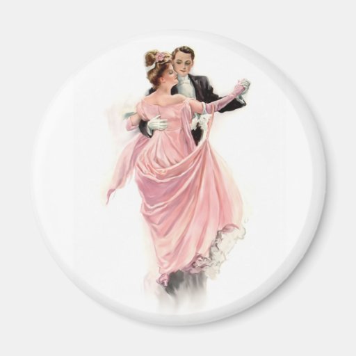Evening Elegance Fridge Magnet