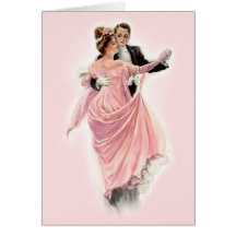 Evening Elegance Greeting Card