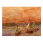 Evening Sail, Postcard