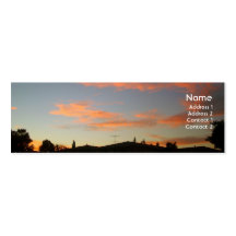 Evening Sky Profile Card Business Card