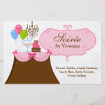 Event Stylist and Design Dessert Buffet Flyers