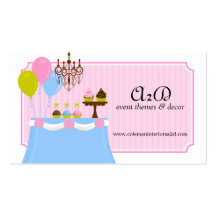 Event Stylist Custom Business Cards