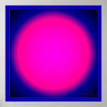 Ever Expanding Glowing Pink Posters