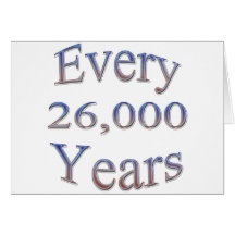 Every 26000 Yearsfade Greeting Card